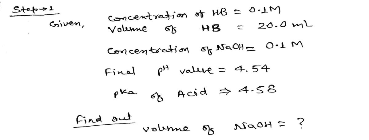 Chemistry homework question answer, step 1, image 1